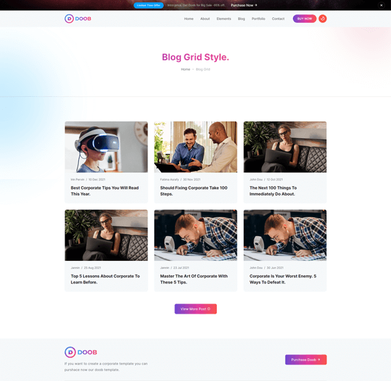 Blog Grid Light Image